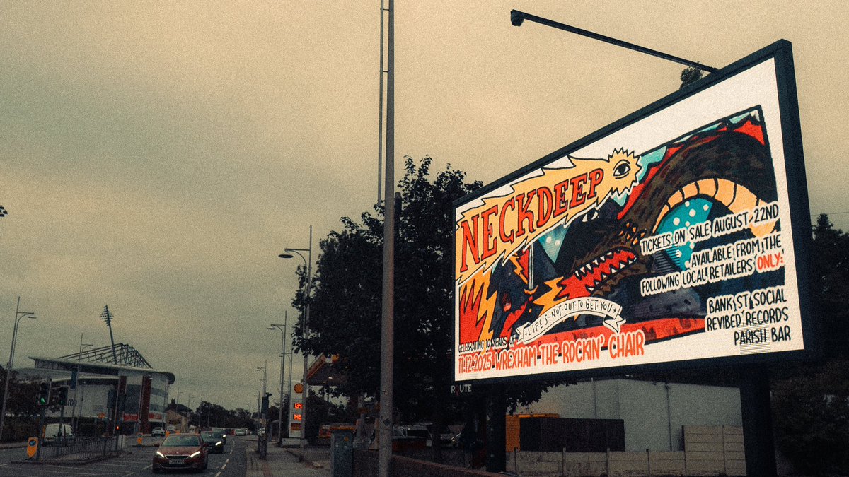 We’re stoked to announce that we’ll be playing an intimate hometown show in Wrexham this December 11th at The Rockin’ Chair for our 10 year LNOTGY tour. Tickets on sale this Friday, only available in person at these local retailers:

<a href="/bankstsocial/">Bank St Social</a> 
<a href="/ReVibedRecords/">ReVibed Records</a> 
<a href="/theparishwxm/">theparishwrexham</a>