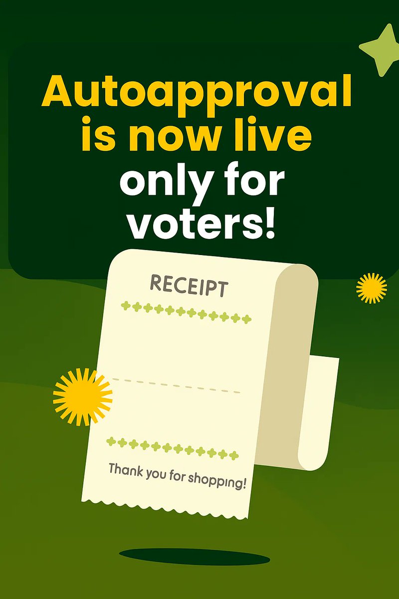 At Greencart, we believe in rewarding active community members 🌱

That’s why we’re introducing exclusive perks for those who vote in the DAO, hold $B3TR, and contribute to the growth of our ecosystem.

✨ First perk: Auto-approval of receipts will now be enabled only for DAO