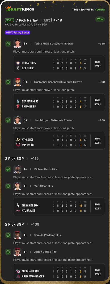 BrewCards's tweet photo. @CodyBrownBets Best time of the year to bet baseball https://t.co/LUzlKRxUBl