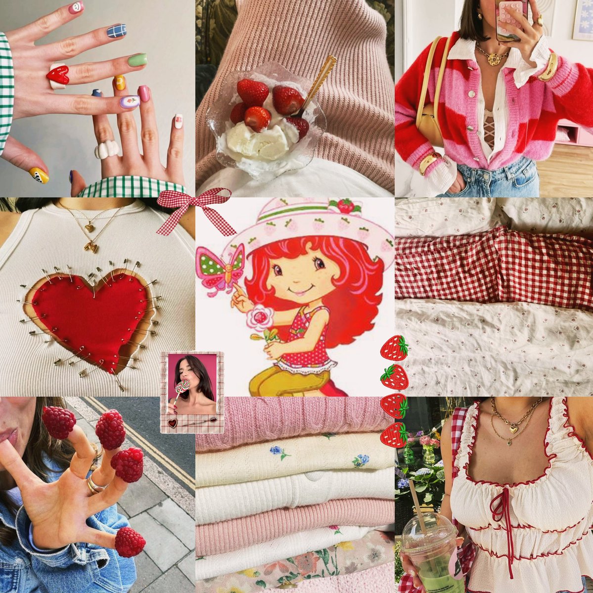 Hallie Hart as strawberry shortcake🍓