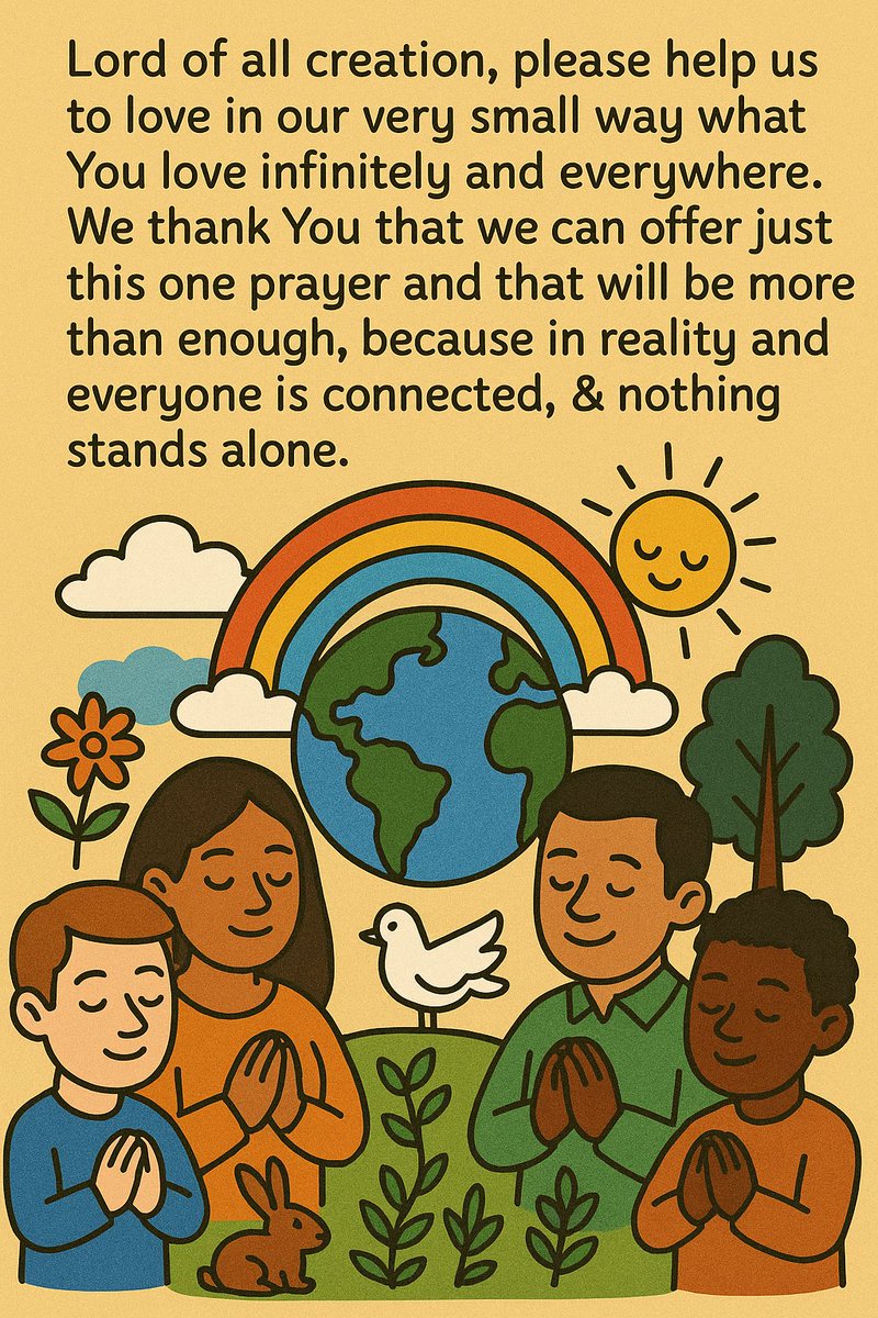 CommonHome.tv (@commonhome_tv) on Twitter photo God, Lord of all creation, lover of life and of everything, please help us to love in our very small way what You love infinitely and everywhere.
Join us for daily prayer at bread4today.com God, Lord of all creation, lover of life and of everything, please help us to love in our very small way what You love infinitely and everywhere.
Join us for daily prayer at bread4today.com