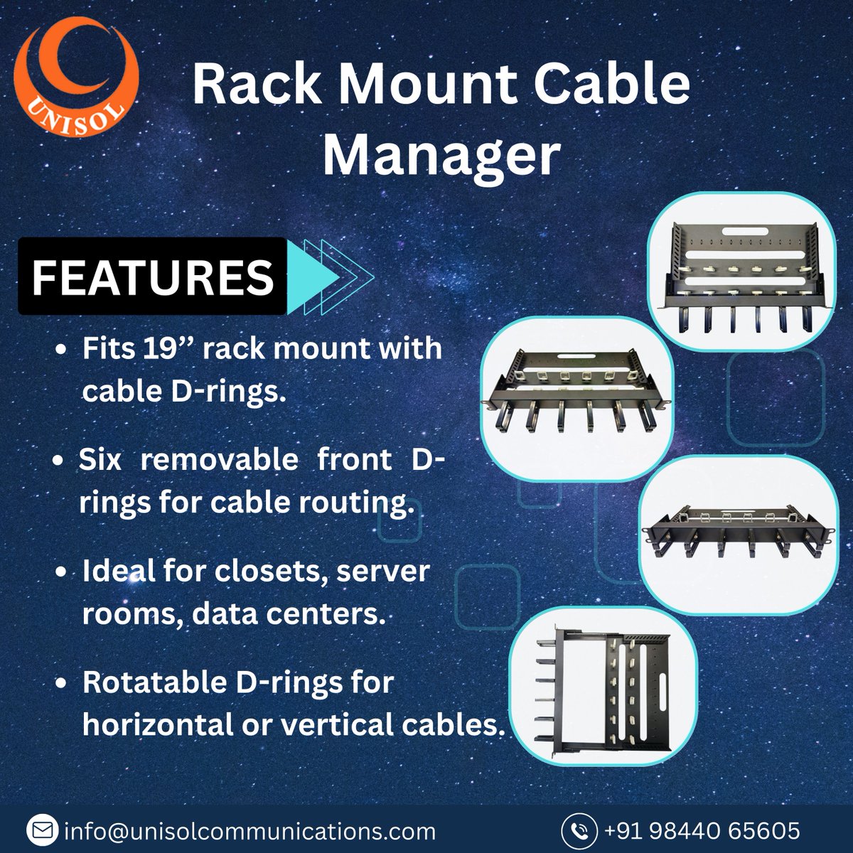 unisolcompany's tweet photo. Rack Mount Cable Manager
#DataCenter  #serverroom #itinfrastructure #TechSolutions 
#cablemanagement #networksolutions #structuredcabling #telecomsolutions https://t.co/TqjSUABKS3