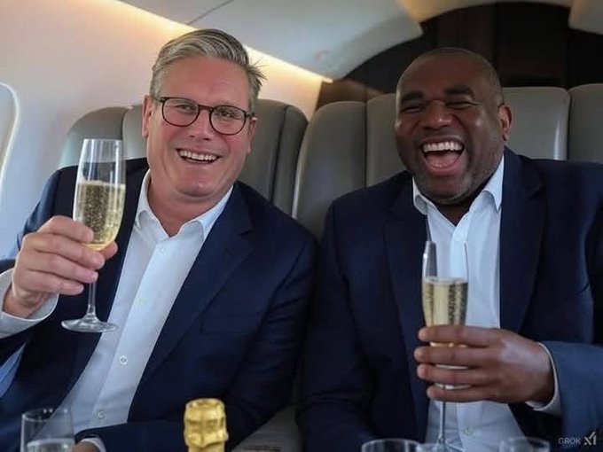 Cheers suckers!
Here’s to the joys of free first class air travel - 100,000 miles covered in the first year.. and people said I’d never go far!