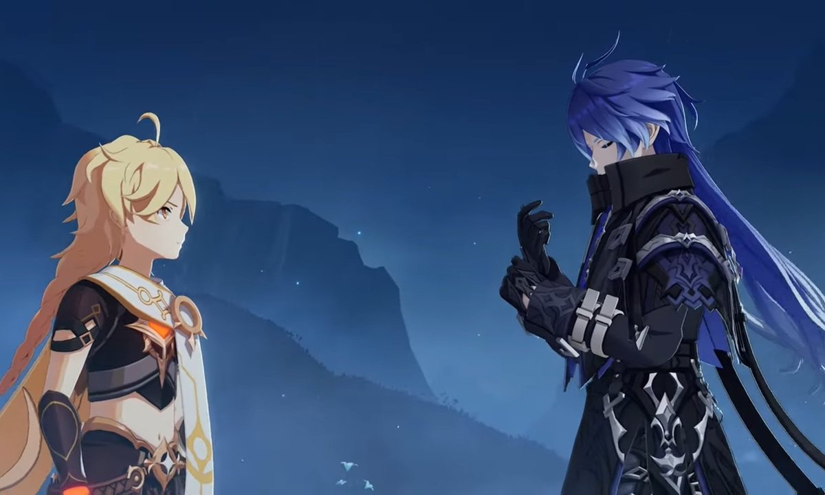 AboutSnezhnaya's tweet photo. FLINS AND AETHER 

#Nodkrai #GenshinImpact https://t.co/yaBPfSf32H