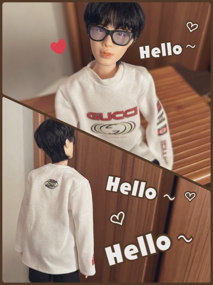 OP_kore04's tweet image. できた(*´꒳`*)

世界一幸せそうなHelloをありがとうw

何度も見ても可愛い♡
ジンくんの元気な姿が見られて良かった！
たくさん笑って過ごしてね(๑˃̵ᴗ˂̵)

#マテルドールbts
#btsdoll
#ドールリペイントJIN
#手作りドール服