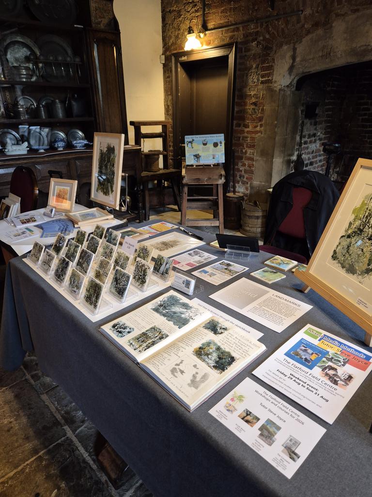 All set up at the Summer Art Discovery Day at Christchurch Mansion,  Ipswich. 

#art #painting #contemporaryart #landscape #artwork #fineart   #Christchurchmansion 

@Christchurchmansion
<a href="/ipswichmuseums/">Ipswich Museums</a>