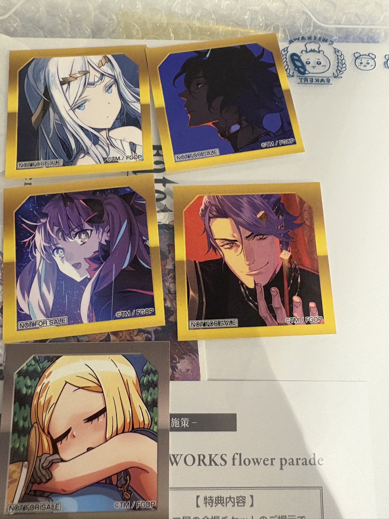 fgo 最終再臨展 選択画面風ステッカー 巌窟王 モンテクリスト 特典 シール FGO 最終再臨展 特典 選択画面風シール 巌窟王 モンテ・クリスト