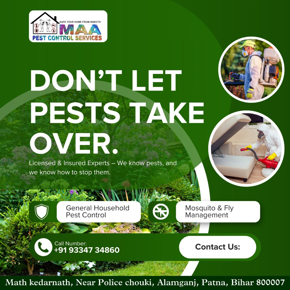 MaaPest61351's tweet photo. 🌟 Keep pests at bay and protect your home—visit Maa Pest Control Services today! 😊📞

#pestcontrolprofessionals #safetyfirst #ServiceQuality #cebuphilippines #antcontrol #pestcontrol #pharmaceutical #pestsolutions #DenguePrevention #rodentcontrol #termitecontrol https://t.co/rKRJb0kWqL