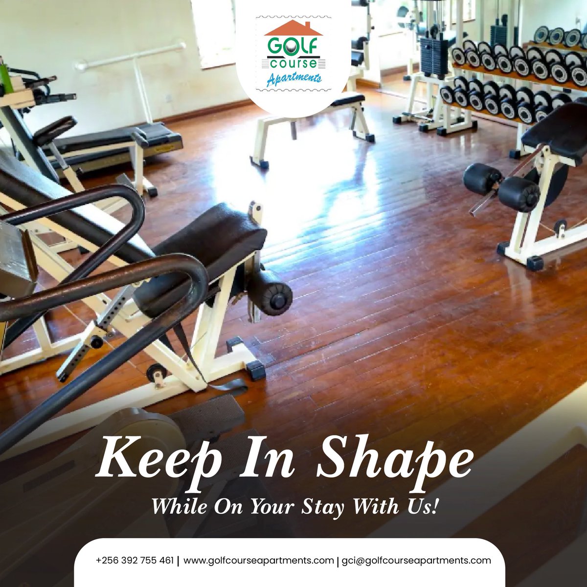 GolfCourseApart's tweet image. When you choose us, you gain more than just a home, you gain access to a world-class gym!🏋️‍♀️

To book or sight visit, Call: +256392755461 | Email : gci@golfcourseapartments .com

#Golfcourse #Homes #Apartments #accomodation #gym #fitness
