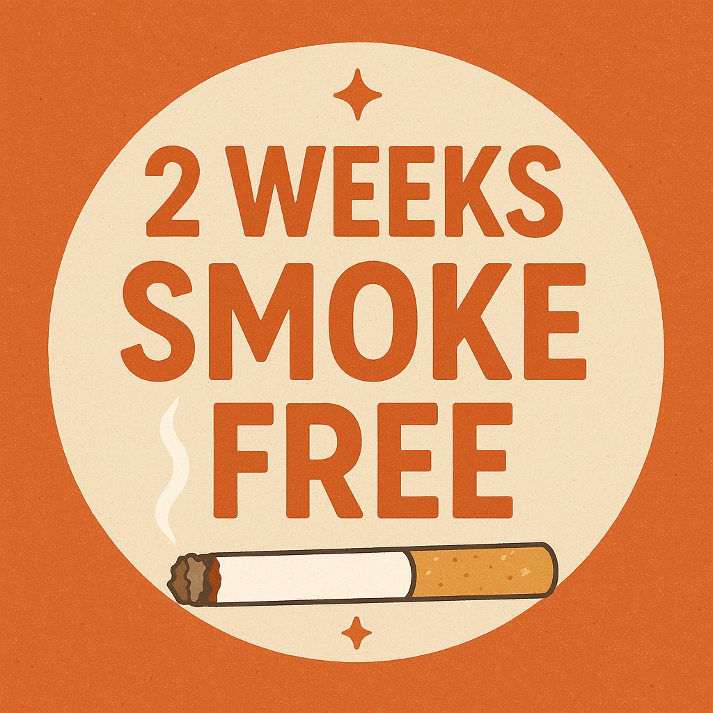 karim_M_Awad's tweet photo. 14 days smoke-free 🚭 Breathing better, living better! #SmokeFreeLife #QuitSmoking #2WeeksStrong #HealthyLiving" https://t.co/nxx2Jji2sY