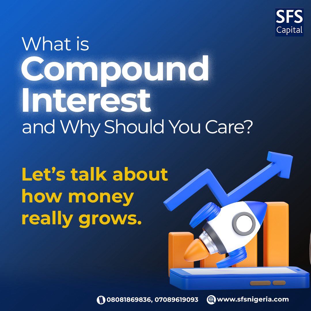 SFS_Nigeria's tweet photo. Here’s how the rich really get richer 👀📈It’s not just about earning it’s about compound interest. 

The secret? Start early. Stay consistent. Let time work its magic.

Download the SFS Fund App and make your money move.

#InvestEarly #SFSFund #BBNaijaS10 https://t.co/8qQH20nRM6