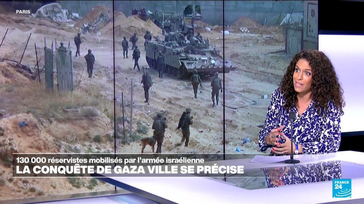 La conquête de Gaza ville par l'armée israélienne se précise f24.my/BNWu.x