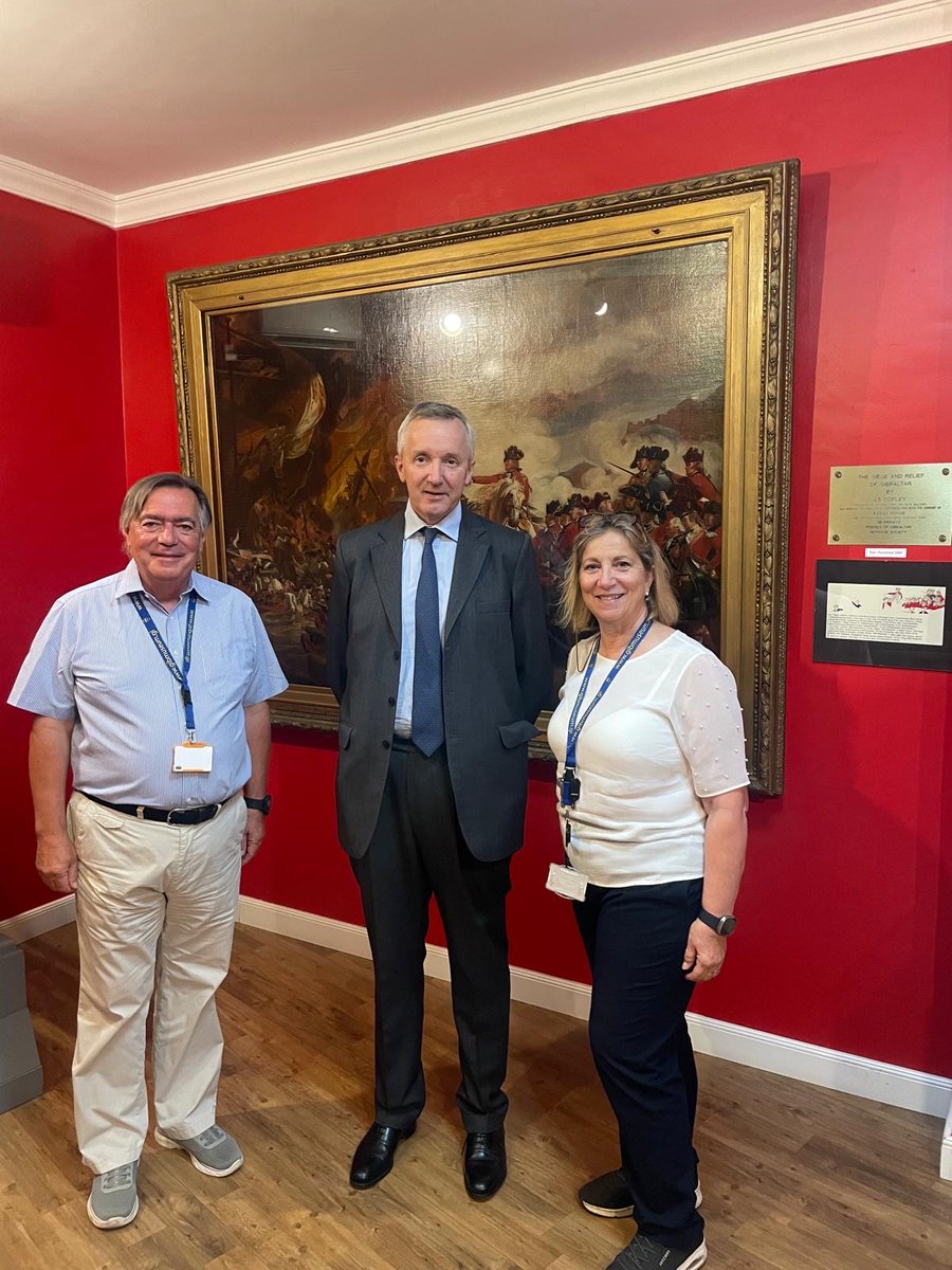 My sincere thanks to Clive and Geraldine Finlayson for a most interesting visit to the Gibraltar National Museum, seeing and hearing the great work being carried out to preserve Gibraltar’s history and to show it to the public.