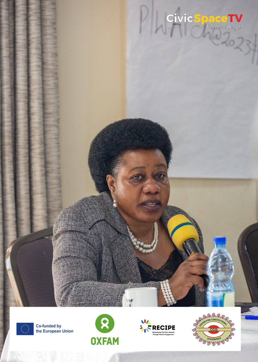 I encourage all of you to become champions of privacy in your respective fields, leading by example to show that privacy and innovation can go hand in hand ~ <a href="/SarahBireete/">Dr. Bireete Sarah</a> in her closing remarks for today’s  training program.
#DigitalRightsUG
#ReCIPEProject
#CivicSpaceTV
<a href="/ccgea1/">Center for Constitutional Governance (CCG)</a>