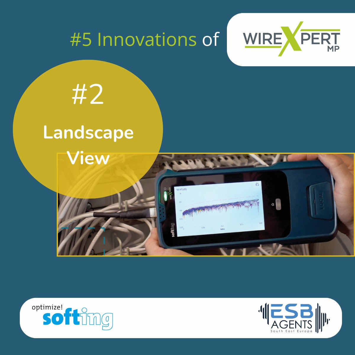 esbagents's tweet photo. 5 Innovations of WireXpert MP.

  #WireXpertMP #certifier #cabletesting #copper #fiber #datanetworks #certification #etlverified #3000mhz https://t.co/OpQP6I2a0j