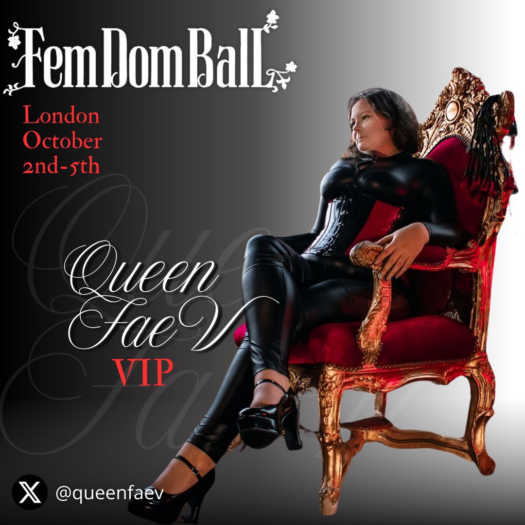 The FemDom Ball (@thefemdomball) on Twitter photo We’re thrilled to announce that VIP
<a href="/queenfaev/">Queen FaeV</a> will be gracing us with Her presence at the FemDom Ball 2025!
Don't miss the opportunity to celebrate Female Supremacy and Sisterhood with us.
Meet our VIP Mistresses: femdomball.com/vip-mistresses……
#FemDomBall2025 We’re thrilled to announce that VIP
<a href="/queenfaev/">Queen FaeV</a> will be gracing us with Her presence at the FemDom Ball 2025!
Don't miss the opportunity to celebrate Female Supremacy and Sisterhood with us.
Meet our VIP Mistresses: femdomball.com/vip-mistresses……
#FemDomBall2025