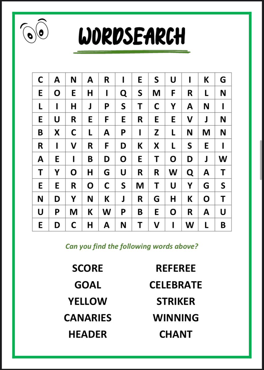 Have a go at this month’s wordsearch; can you find all of the words in under 3 minutes? 👀
