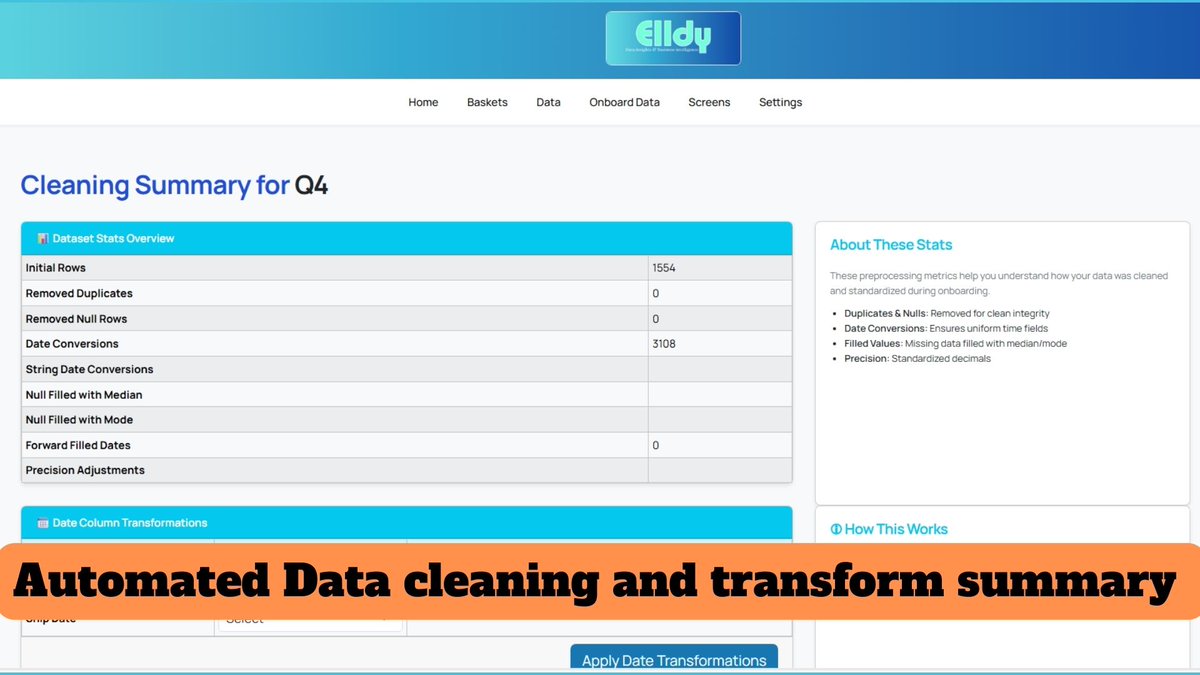 SamSurnakanti's tweet photo. Best alternative to Power BI &amp; Tableau.
⚡ Automated Data Cleaning &amp; Transformation
⚡ No Code. No Complex Setup.
⚡ Insights in Minutes.

Start 21 days of free trail now : https://t.co/HLWSWlfWKu
#DataScience #Analytics https://t.co/E16WIj6MlY