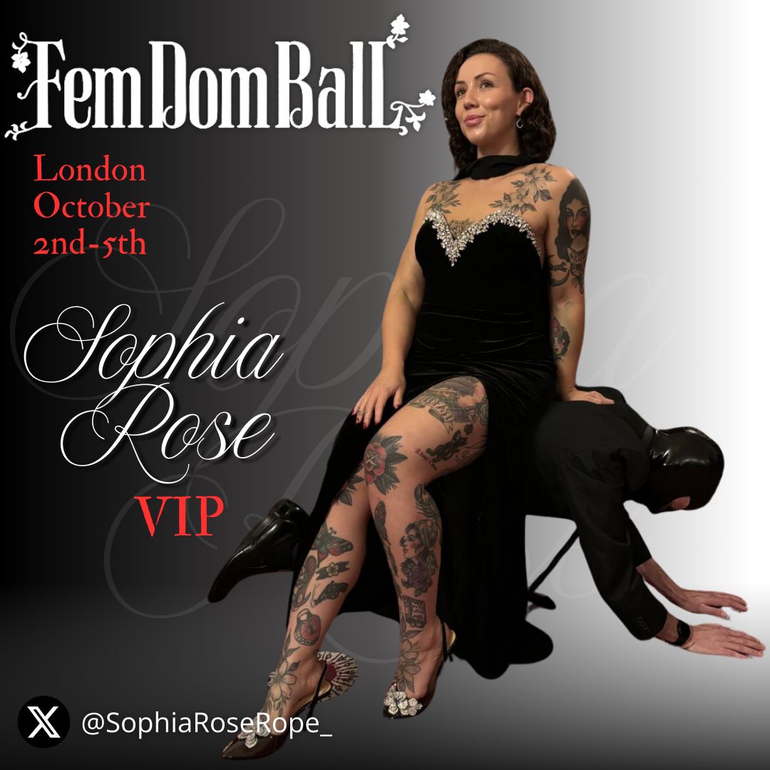The FemDom Ball (@thefemdomball) on Twitter photo We’re thrilled to announce that VIP
<a href="/SophiaRoseRope_/">Sophia Rose</a> will be gracing us with Her presence at the FemDom Ball 2025!
Don't miss the opportunity to celebrate Female Supremacy and Sisterhood with us.
Meet our VIP Mistresses: femdomball.com/vip-mistresses……
#FemDomBall2025 We’re thrilled to announce that VIP
<a href="/SophiaRoseRope_/">Sophia Rose</a> will be gracing us with Her presence at the FemDom Ball 2025!
Don't miss the opportunity to celebrate Female Supremacy and Sisterhood with us.
Meet our VIP Mistresses: femdomball.com/vip-mistresses……
#FemDomBall2025