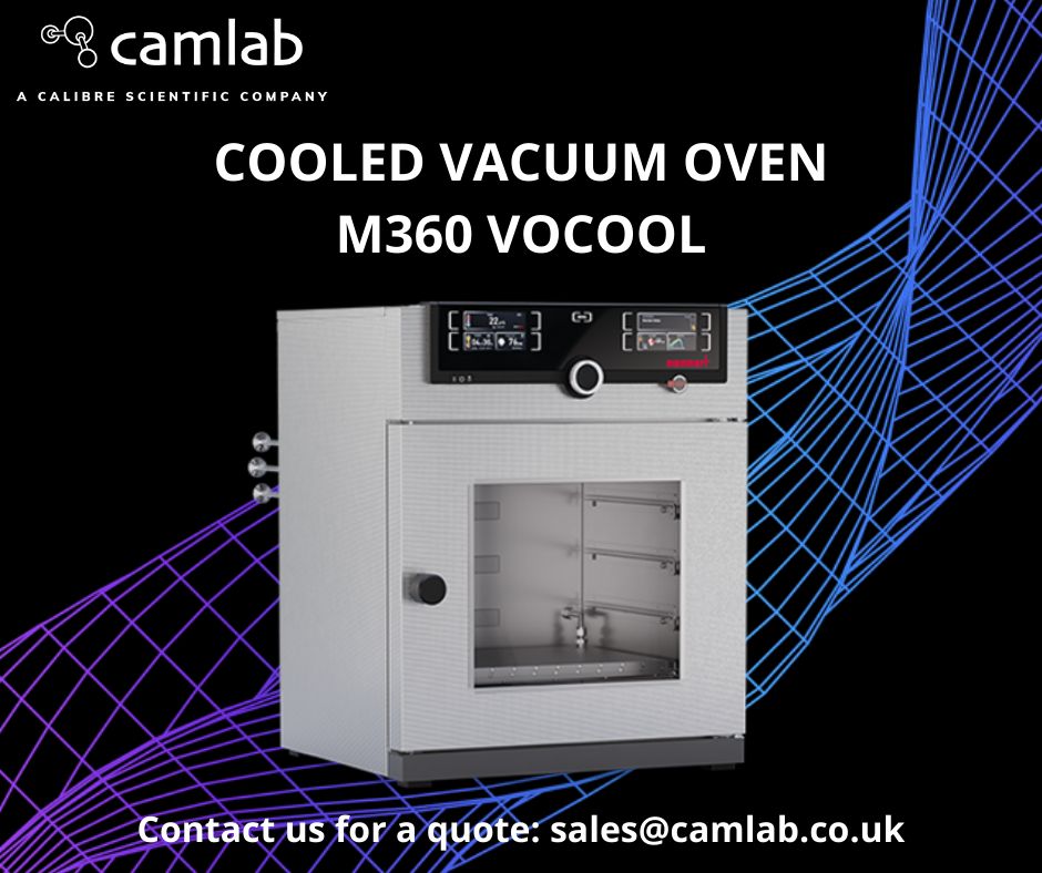 Camblab's tweet image. The Memmert M360 VOcool Vacuum Oven sets new standards in the gentle drying of temperature-sensitive materials. The VOcool enables precise vacuum drying at low temps &amp;amp; is ideal for industrial applications. 

Contact for a quote: sales@camlab.co.uk

#VacuumOven #LabEquipment