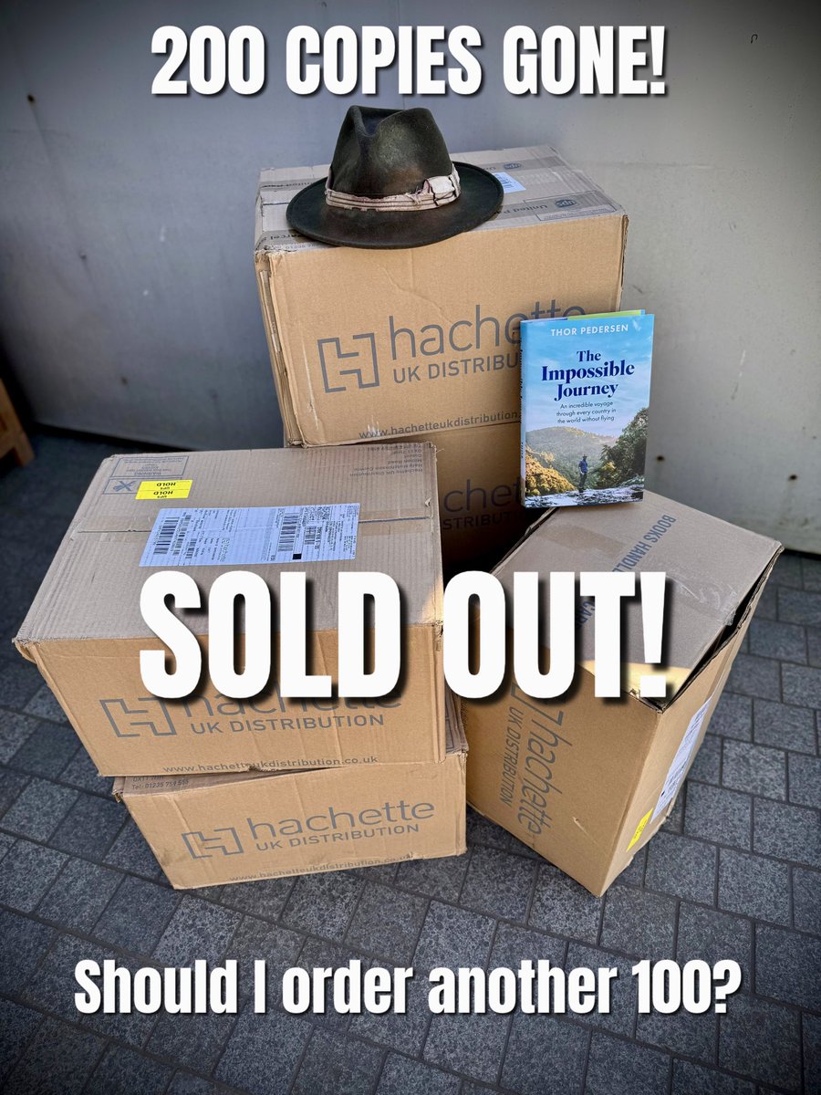 onceuponasaga's tweet image. 200 signed copies of The Impossible Journey sold out fast ❤️🙏 Should I stop here &amp;amp; let it be a special first run - or order more? (I only earn ~$6/€5 each…this is about connection 💛) What do you think?

#TheImpossibleJourney #SignedBooks