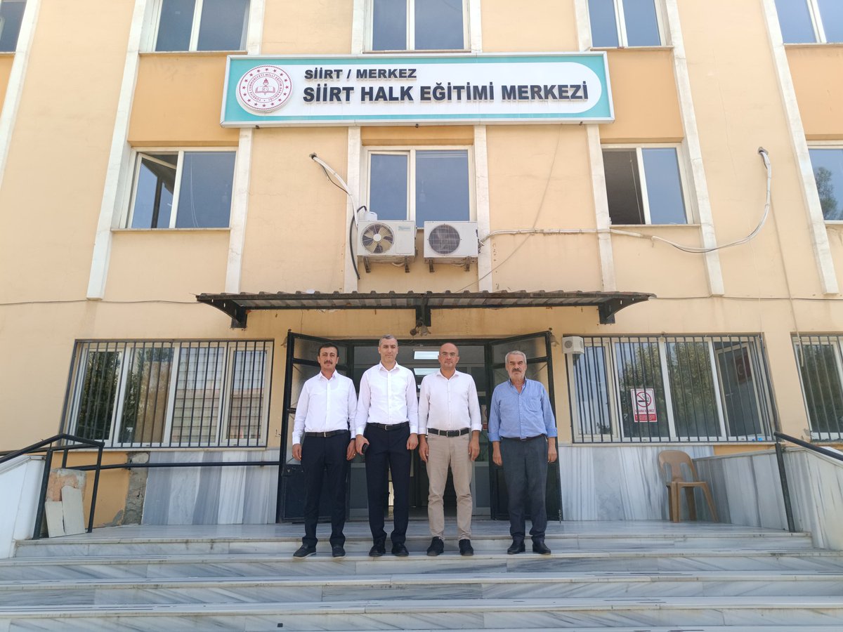Cengizhantukenm's tweet photo. Siirt Halk Eğitim Merkezi Müdürü Bayram ELÇİ bey’i heyetimiz ile birlikte ziyaret ettik. Kıymetli müdürümüze misafirperverlikleri için teşekkür ediyor, çalışmalarında başarılar diliyoruz.

@elci_bayram https://t.co/3QE0VMN3Qt