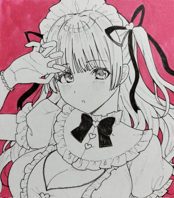 私のアナログ絵めっちゃ可愛いと思うのですがどうでしょうか?!? #アナログイラスト