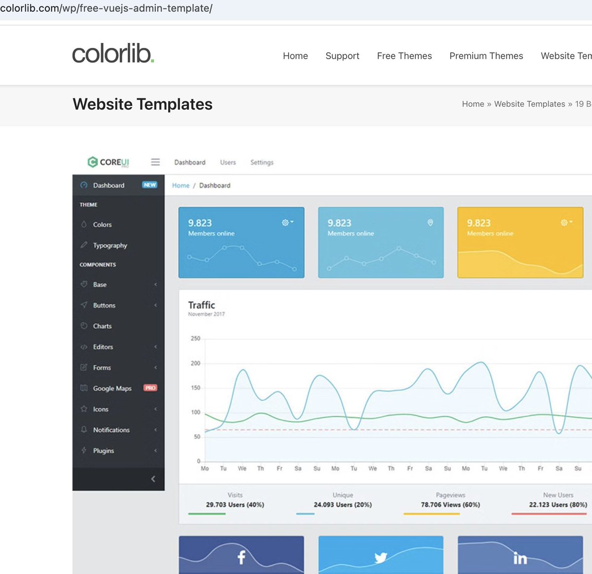 core_ui's tweet image. Stop scrolling—CoreUI just nailed the headline spot on @colorlib  “19 Best Free VueJS Admin Templates 2025”! 🏆
We’re that shiny Bootstrap + Vue template with 50+ UI components, dark/light modes, and dashboards that devs actually want to build 😉
#CoreUI #VueJS #Bootstrap #WebDev