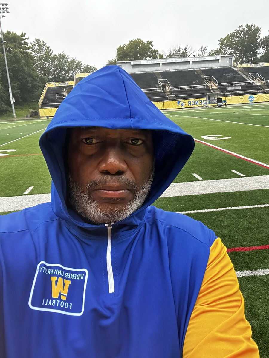 A little rain 🌧️ but it’s Football Season! #PlayDefense #KeepHuntin #PrideFootball 🏈