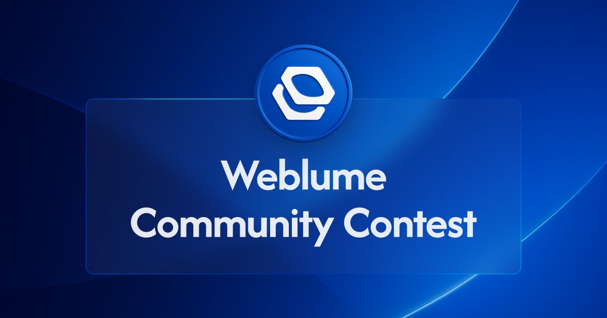 🌟 Weblume Community Contest: Build, Pitch, Win!

We're excited to launch our next community contest! This is your chance to show off your creativity, website-building skills, and crypto project vision, with a chance to win ETH rewards and even full incubation of your project.