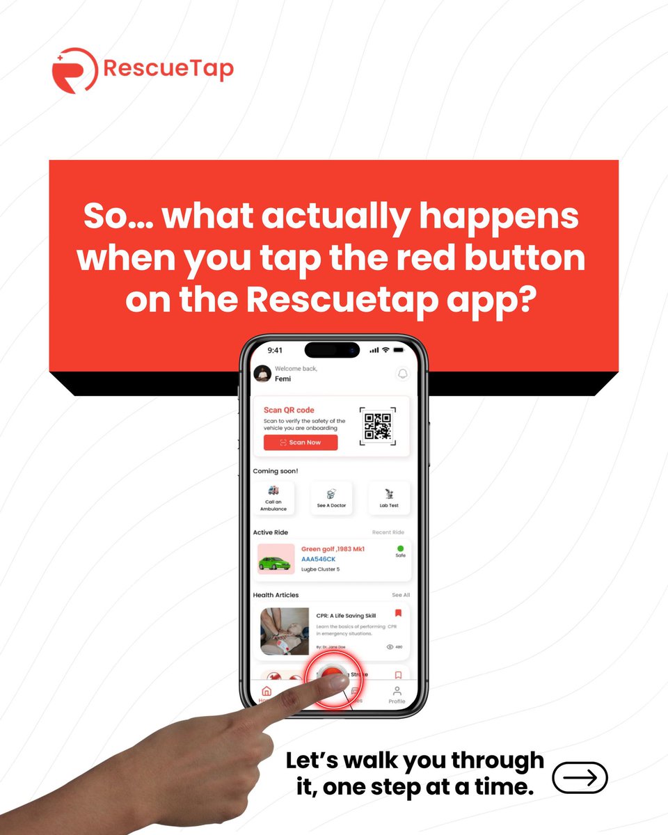 rescuetap's tweet photo. Let’s make Safety a Priority.

Download Rescuetap now!

#rescuetap 
#SafetyAlert https://t.co/pIYEi7I47j