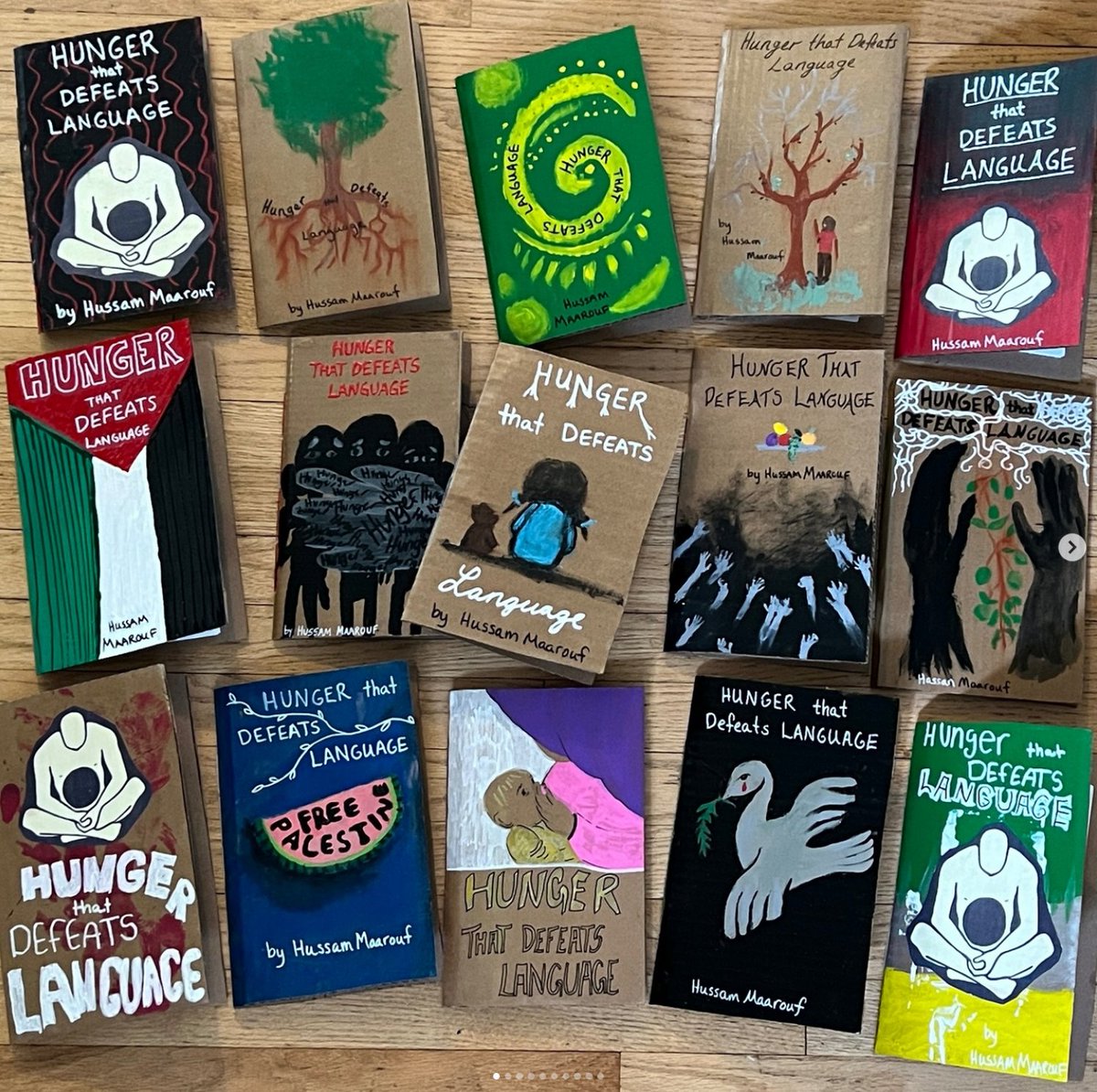 Beautiful work by Andaleeb Cartonera (instagram.com/andaleebcarton…) illustrating Husam Maarouf's "Hunger That Defeats Language."

The essay:
arablit.org/2025/05/30/hun…