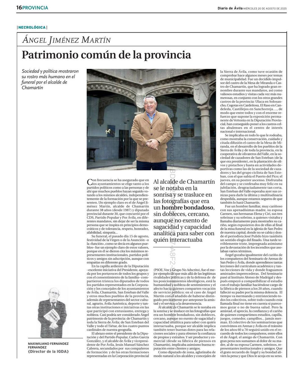 jbudino's tweet photo. Necrológica sentida y con todo el cariño del mundo de mi querido Maximiliano Fernández. Cuánto dolor y vacío nos deja Ángel. Cuánta verdad en su escrito. https://t.co/sswNNs1zNk