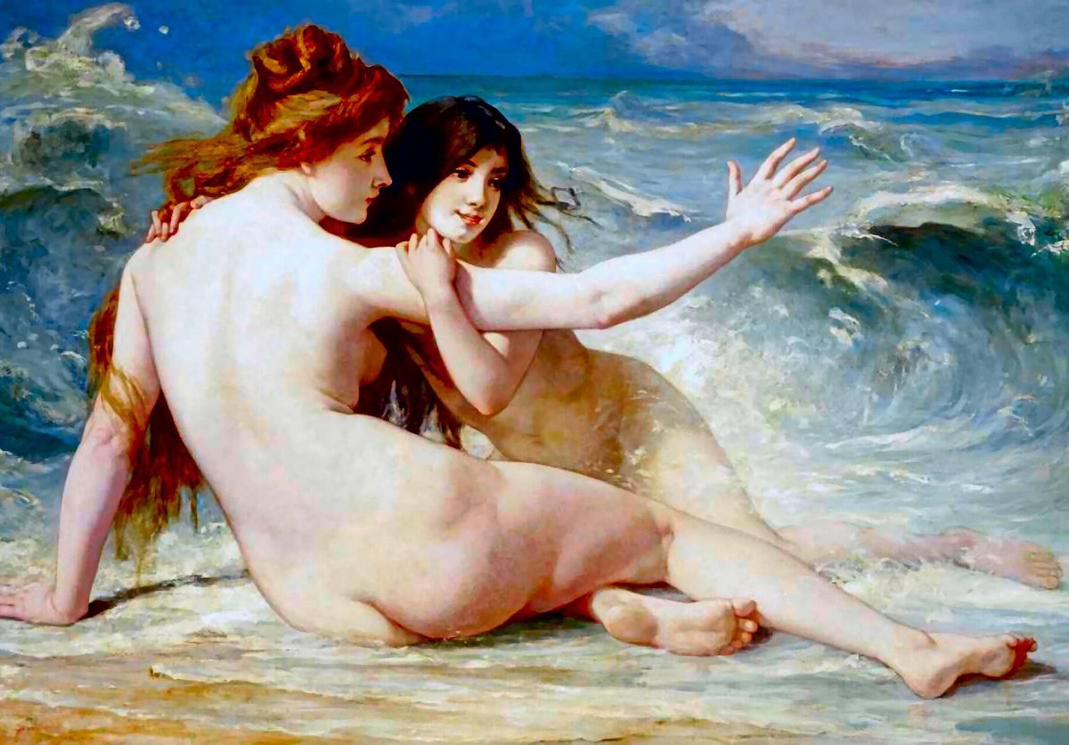 Nicolas Auguste Laurens - The Sea Nymphs, 1898