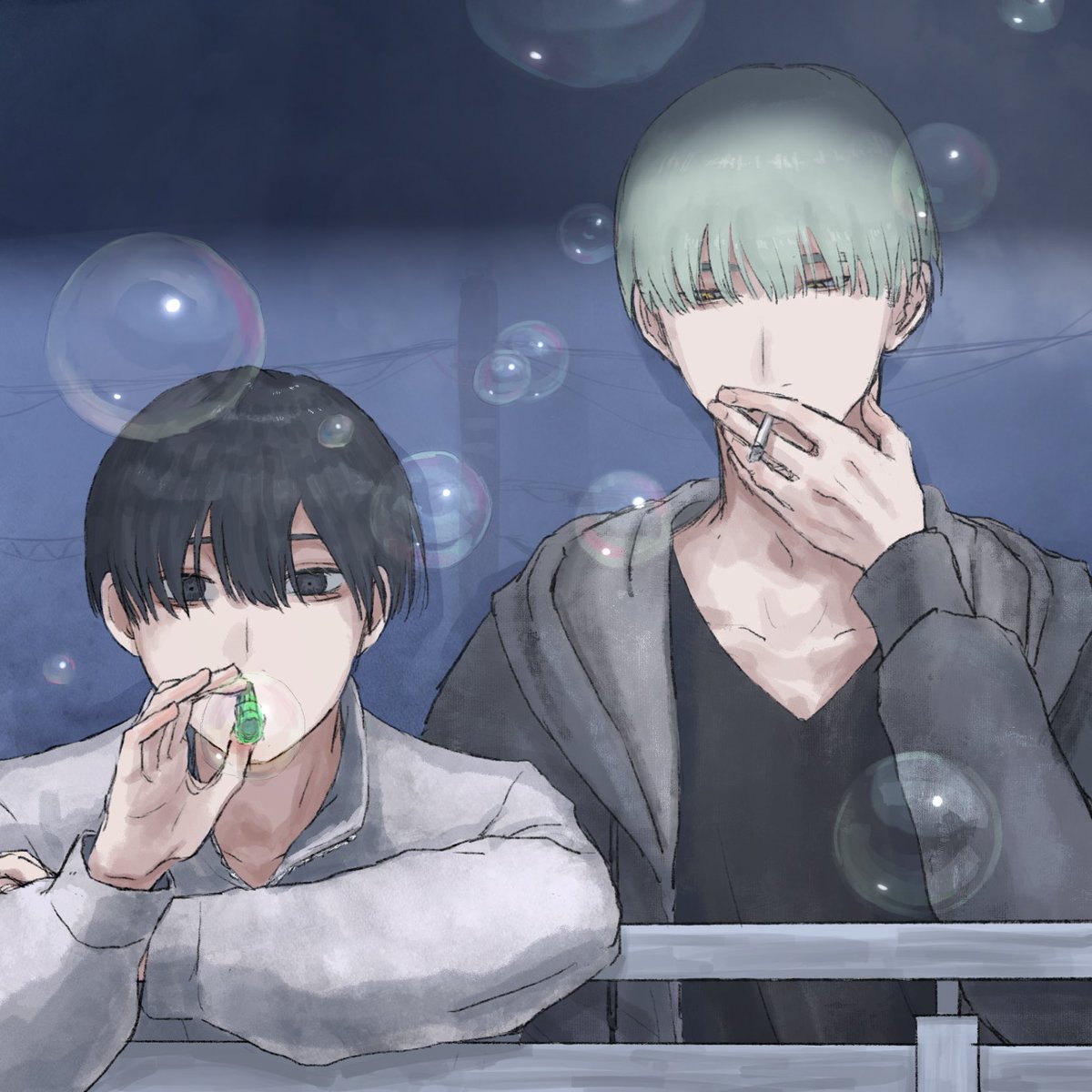 #夏の創作クラスタフォロー祭り 
#絵描きさんと繋がりたい 
仄暗い世界観が好きです
よろしくお願いします👣