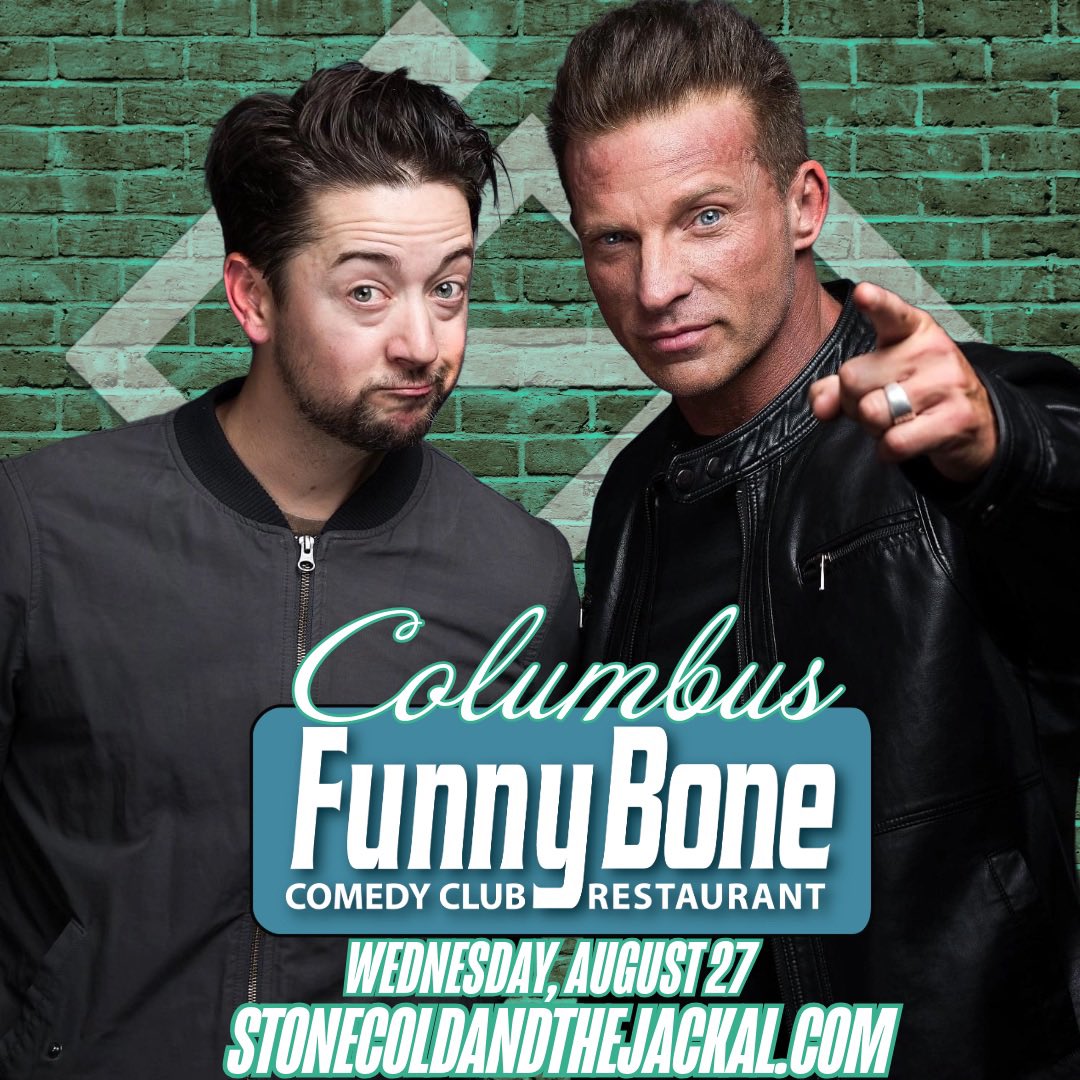Linda Rohe (@coastalent1) on Twitter photo Next week!!! <a href="/StoneColdJackal/">Stone Cold and The Jackal</a> head to <a href="/FunnyBoneCbus/">Funny Bone Columbus</a> - not many tix left!!
StoneColdandtheJackal.com π₯π₯π₯ Next week!!! <a href="/StoneColdJackal/">Stone Cold and The Jackal</a> head to <a href="/FunnyBoneCbus/">Funny Bone Columbus</a> - not many tix left!!
StoneColdandtheJackal.com π₯π₯π₯