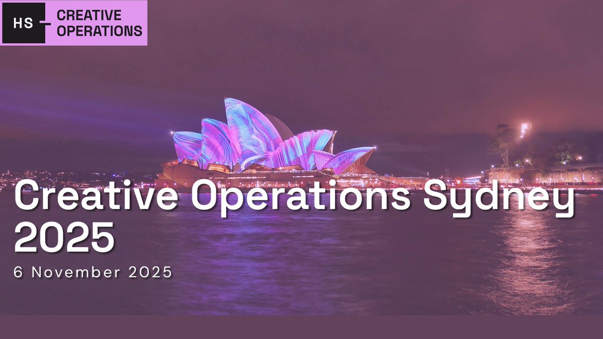 Creative Ops leaders face 3 big pressures
Overwhelming content demands
Balancing automation with creativity
Building resilient teams
Creative Ops Sydney will tackle these head-on with practical answers, powerful sessions, candid peer talks
Join &amp; SAVE $200 henrystewartconferences.com/creative-opera…