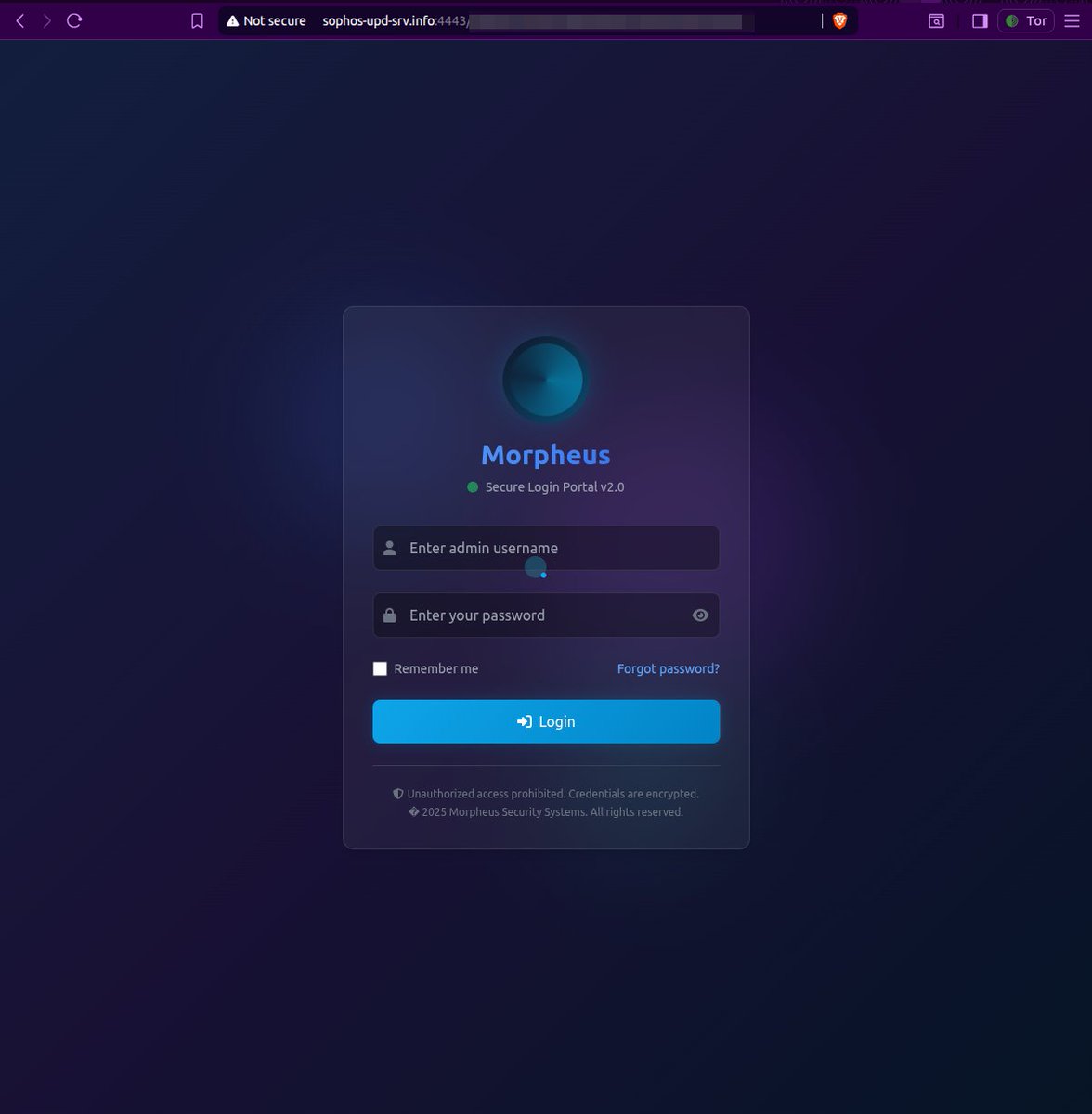 We encountered a new loader advertised as "Morpheus" in underground forums 🕵️, recently dropped by #Amadey ⬇️🪲. Morpheus' C2 protocol is based on HTTP and works with tasks, where each task consists of an ID and a command 📣

Botnet C2: sophos-upd-srv .info 🇳🇱

The #malware