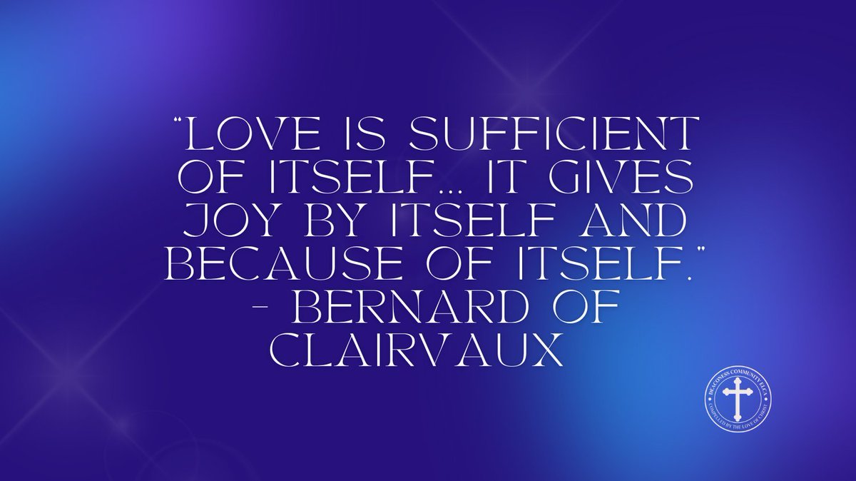 Bernard’s call to simplicity and humility still speaks in 2025: the gospel is 
not about power, but about love. 
#FaithInAction #RadicalWelcome
