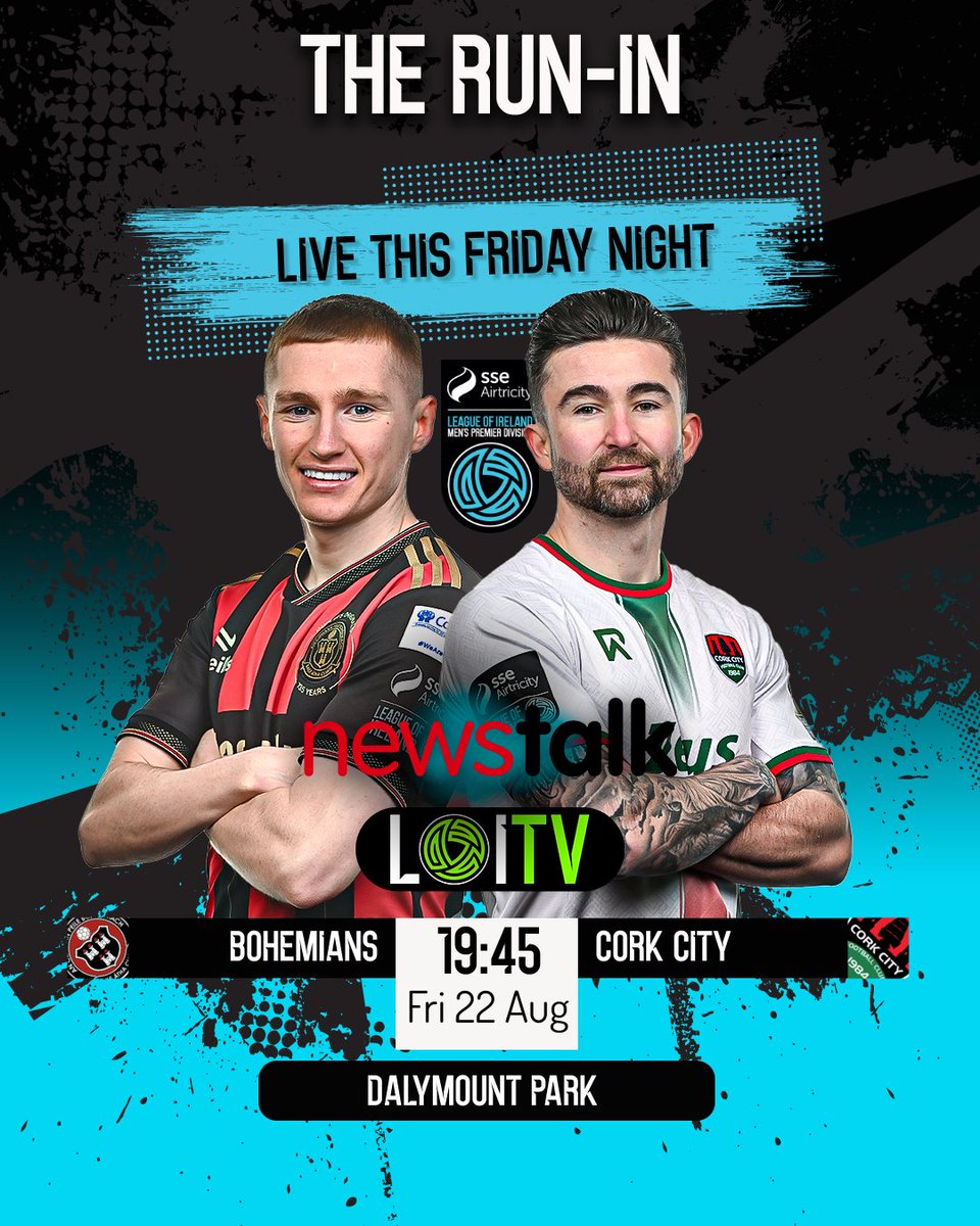 League of Ireland (@leagueofireland) on Twitter photo Live on LOITV and on <a href="/NewstalkFM/">NewstalkFM</a> with <a href="/offtheball/">Off The Ball</a> this Friday night from Dalymount Park ๐ค
Don't miss a second anywhere you go! Live on LOITV and on <a href="/NewstalkFM/">NewstalkFM</a> with <a href="/offtheball/">Off The Ball</a> this Friday night from Dalymount Park ๐ค
Don't miss a second anywhere you go!