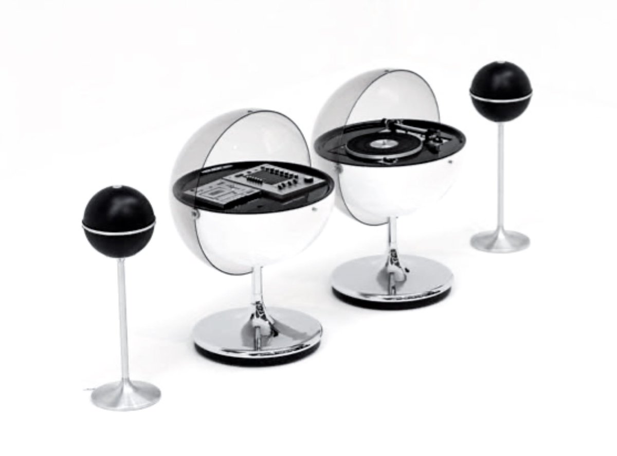 The iconic Vision 2000 HiFi system from Rosita Designed by Thilo