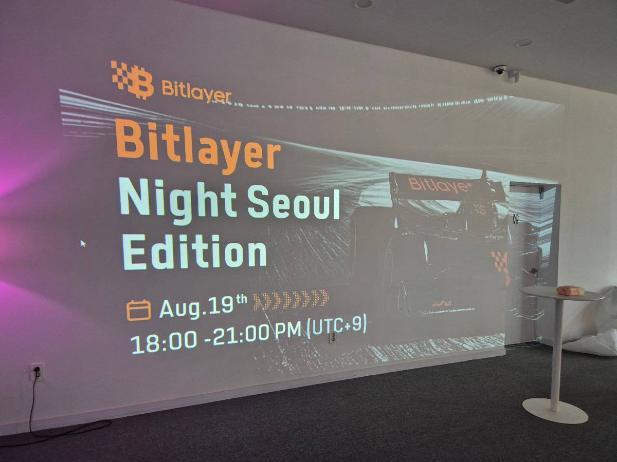 Bitlayer Korea Meetup Recap 🇰🇷

Seoul was filled with #BTCFi energy as 200 Bitlayer Korean community members came together for an inspiring evening.

Our co-founders <a href="/CharlieHusats/">CharlieHu.sats</a> and <a href="/0xkevinhe/">Kevin He</a> shared the #Bitlayer vision, followed by the Solana x Bitlayer bridge announcement