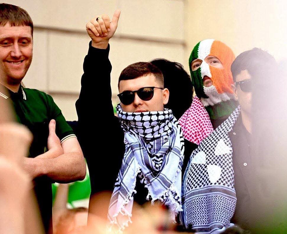 Israeli war criminals and those complicit in the ongoing genocide should be in the dock - not <a href="/KNEECAPCEOL/">KNEECAP</a>’s Mo Chara.

Solidarity with Liam Óg and the besieged people of Gaza and the West Bank.

Ireland and the civilian world stand with Liam Óg, Kneecap and against the