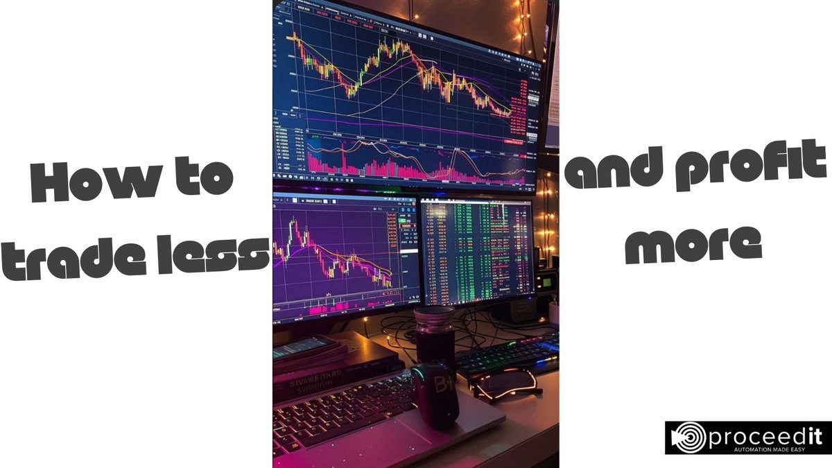 Proceedit's tweet image. Webinar Announcement 

 This week’s topic: How to trade less and profit more 
 Want the link? Drop a comment ⬇️ and we’ll send it to you.
#Trading #Investing #Finance #Webinar #SmartTrading #CTI #MBA