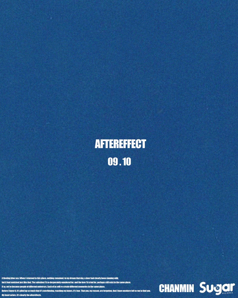 2025.09.10(WED)12PM
찬민 (CHANMIN) - New EP ’AFTEREFFECT‘ 
———————-
#chanmin #찬민 #AFTEREFFECT