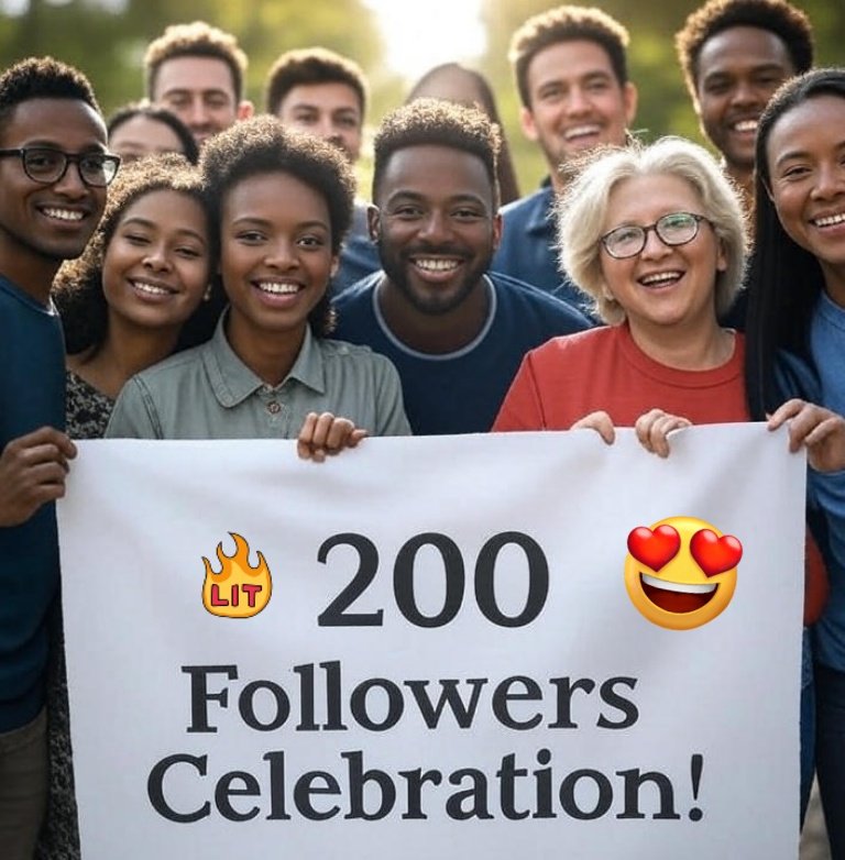 Pst_Ne's tweet image. 🎉 200 Followers Celebration! 🎉
Wow, we’ve hit an incredible milestone—200 amazing followers on X! Thank you all for your support, engagement, and enthusiasm. This journey has been so much fun. THANK YOU FAMZ 😊💓
#200Followers #ThankYou #CommunityLove #MilestoneCelebration