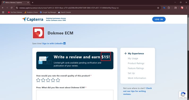 Are you using Dokmee ECM?

We’d love to hear about your experience! Plus, we’ll send you a reward as a thank-you.

Ready to get started? Submit your review here: lnkd.in/gQATyp2q

#ecm #enterprisecontentmanagement #ecmsoftware #asia #europe #latam #middleeast #software