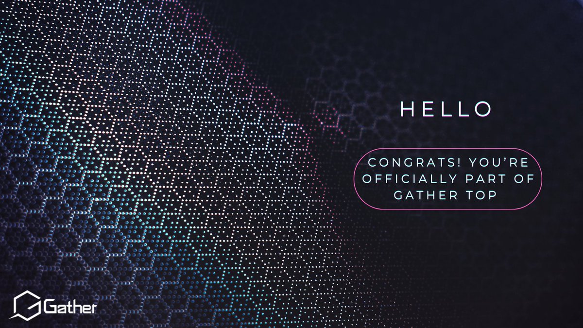 🎉Welcome to Gather Top!

You’re officially part of the future of secure &amp; decentralized communication. 🔒🌍
No phone number. No email. Just pure privacy &amp; freedom.
⚡ Just Gather.

📲 Download now → gather.top
#Gather #Web3 #Privacy #SecureChat