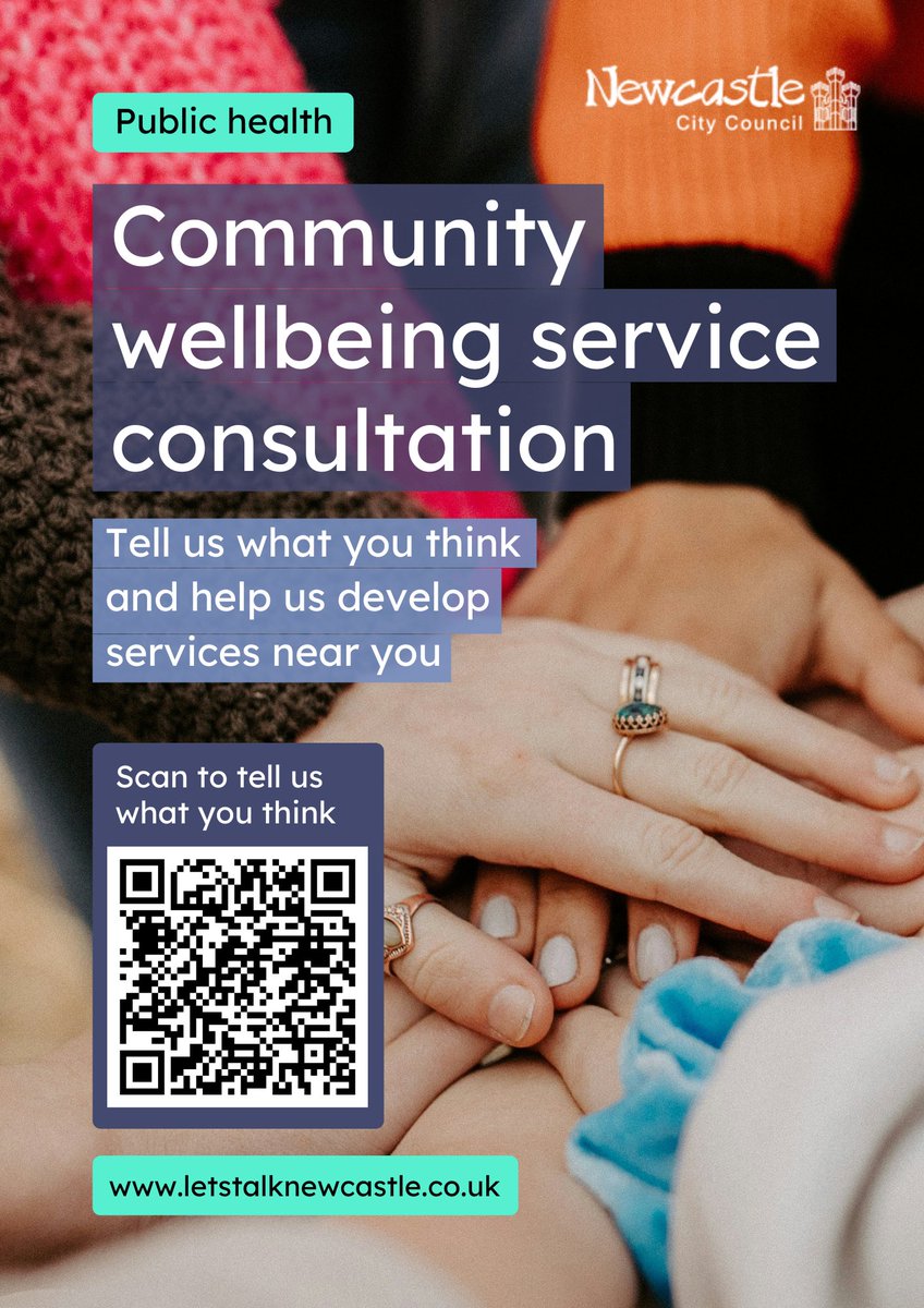 🗣️ Have your say!

Newcastle City Council wants your views on the future of community wellbeing services for adults.

💬 Share what support you need &amp; how the council can make it easier to access.

⏱️ Takes just 5-10 mins

📅 Closes 7 Sept 2025

👉 bit.ly/3HsI1B9