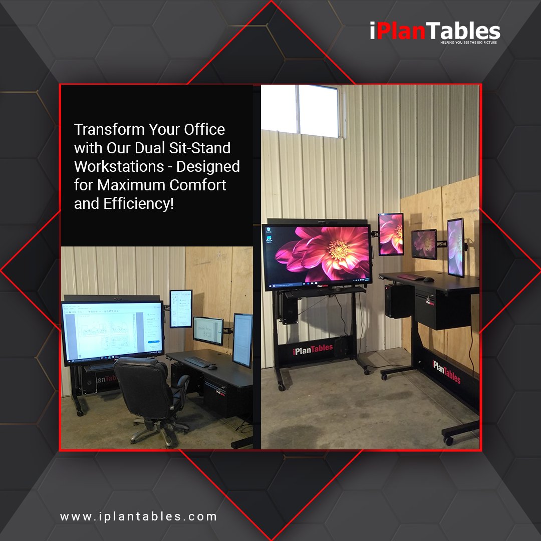 The 4-monitor setup desk suite combo from iPlanTables is the best sit-stand desk for your workspace.

hubs.li/Q03Bh5nq0

#iplantables #touchscreenmonitor #USA #BlueBeam #Procore #multitouchscreen #largetouchscreen #touchscreen #Monitors #workstation #technology